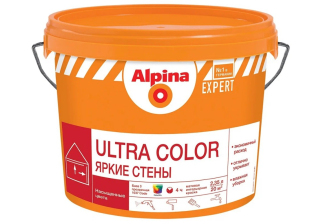 Краска ВД Альпина EXPERT Ultra Color/Яркие стены База 1  15,31кг/9л.